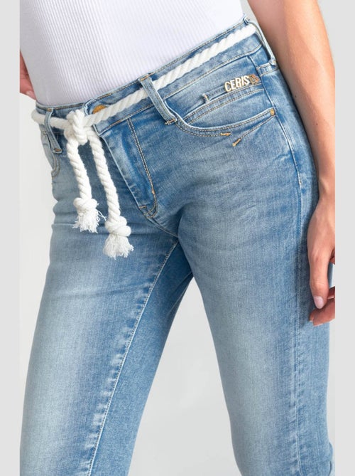 Corsaire BENNY pantacourt en jeans 'Le Temps Des Cerises' - Kiabi