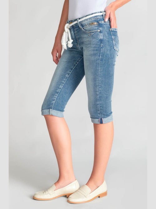 Corsaire BENNY pantacourt en jeans 'Le Temps Des Cerises' - Kiabi