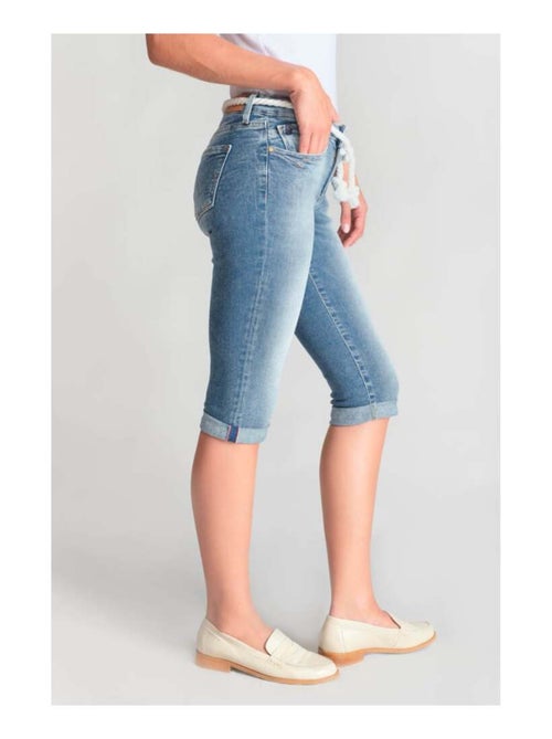 Corsaire BENNY pantacourt en jeans 'Le Temps Des Cerises' - Kiabi