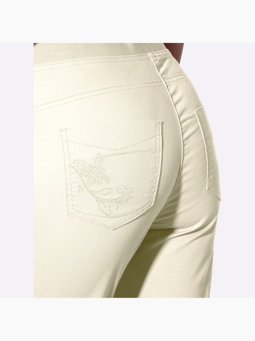 Corsaire Broderie Sur La Poche Arrière - Taille Standard - Helline - Kiabi