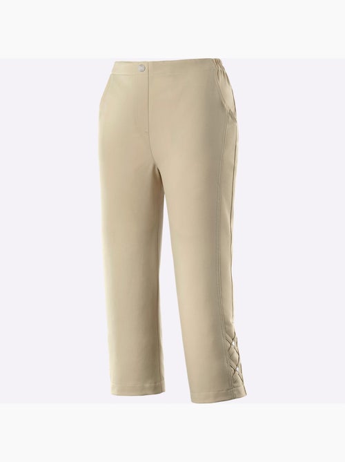Corsaire ceinture élastique au dos - taille standard - witt - Kiabi Corsaire ceinture élastique au dos - taille standard - witt - Kiabi