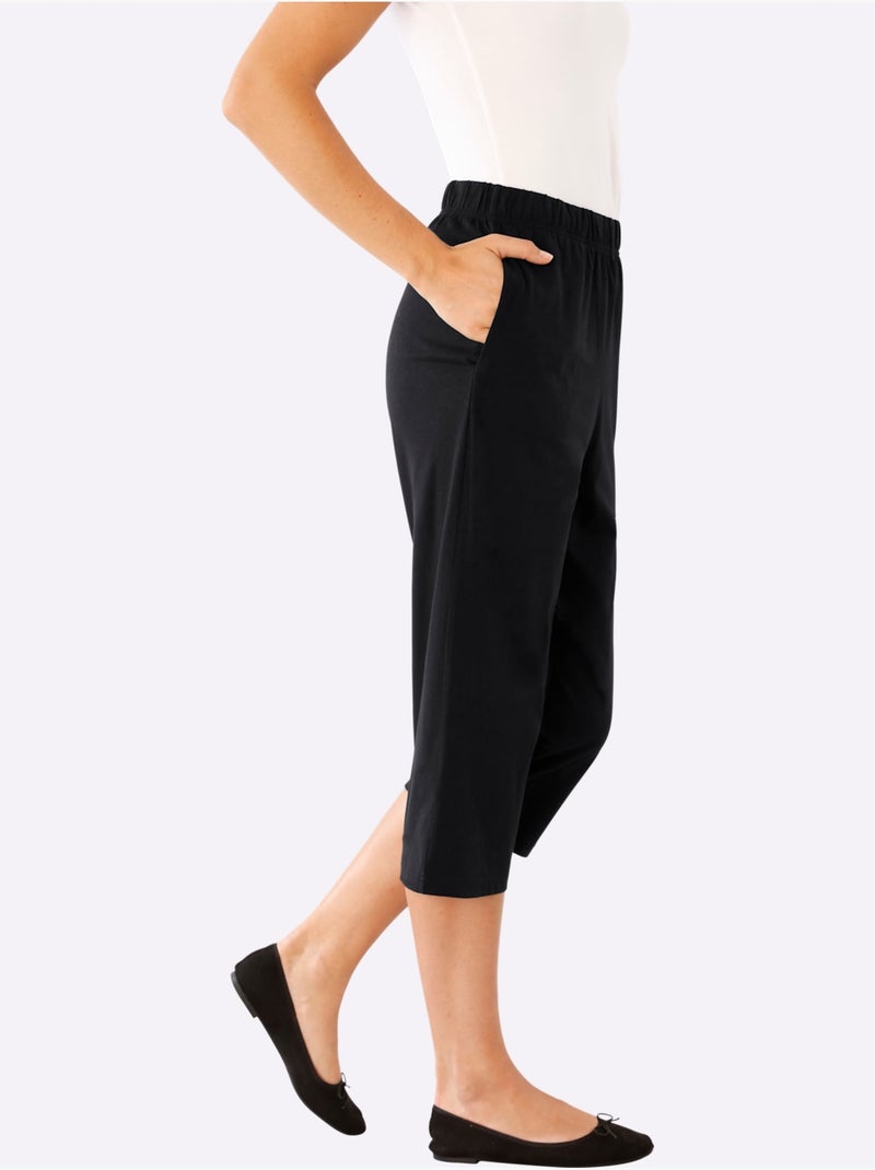 Corsaire Ceinture élastique Confortable - Taille Standard - Moda Vilona Noir - Kiabi