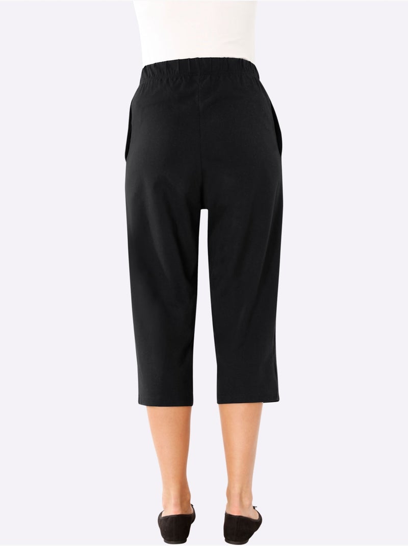 Corsaire Ceinture élastique Confortable - Taille Standard - Moda Vilona Noir - Kiabi