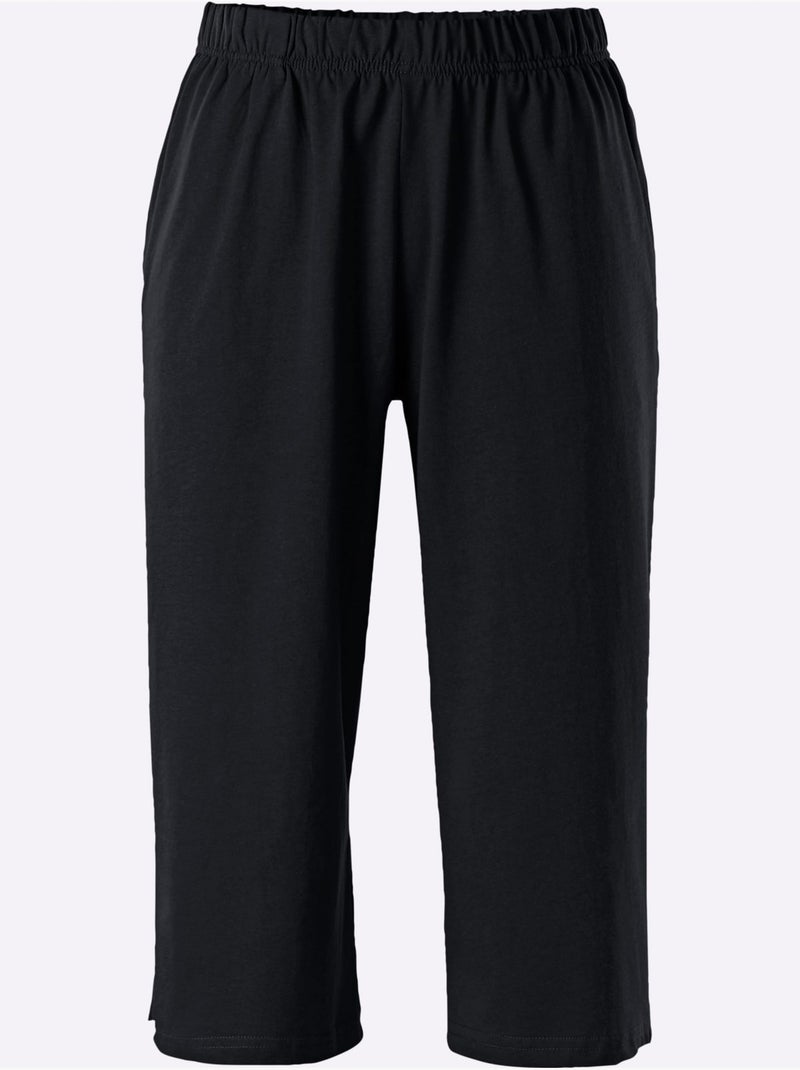Corsaire Ceinture élastique Confortable - Taille Standard - Moda Vilona Noir - Kiabi