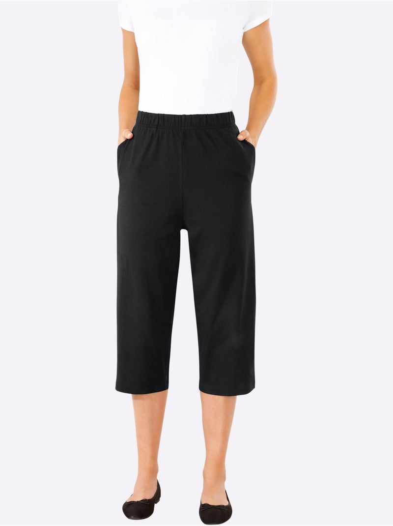 Corsaire Ceinture élastique Confortable - Taille Standard - Moda Vilona Noir - Kiabi