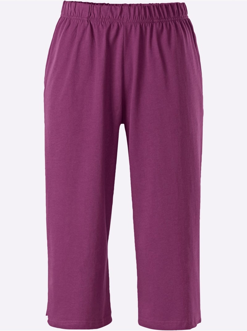 Corsaire Ceinture élastique Confortable - Taille Standard - Moda Vilona Rouge - Kiabi