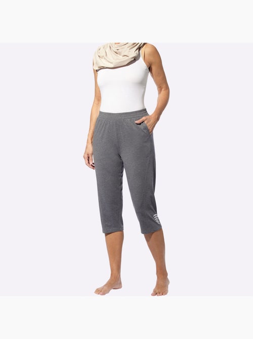 Corsaire de loisirs à ceinture élastique avec motifs brillants - taille standard - moda vilona - Kiabi Corsaire de loisirs à ceinture élastique avec motifs brillants - taille standard - moda vilona - Kiabi