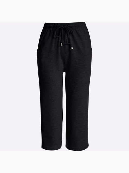 Corsaire de loisirs avec ceinture élastique et deux poches - Taille standard - Moda Vilona - Kiabi