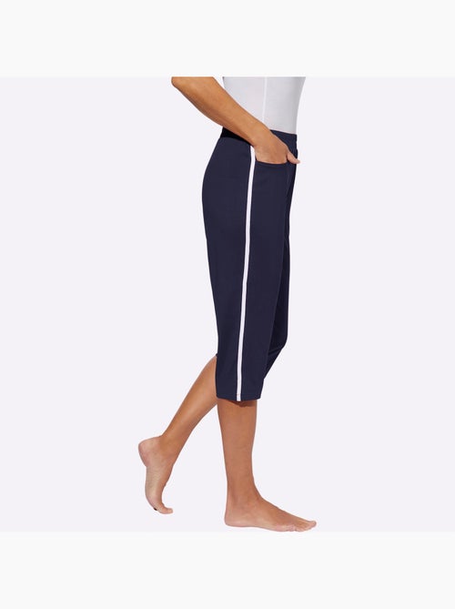 Corsaire de loisirs avec ceinture élastique et poches - Taille standard - Moda Vilona - Kiabi