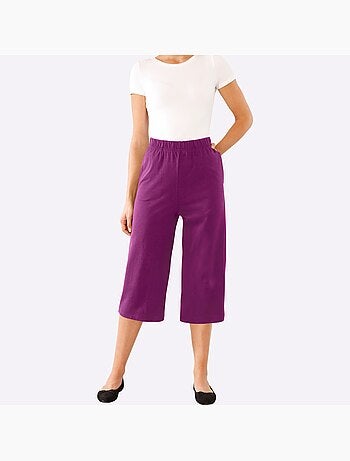 Corsaire de loisirs avec ceinture élastique et poches cousues - taille standard - moda vilona