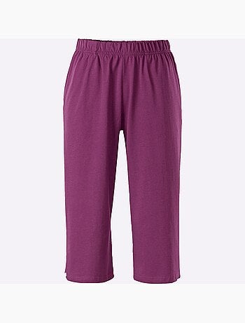 Corsaire de loisirs avec ceinture élastique et poches cousues - taille standard - moda vilona