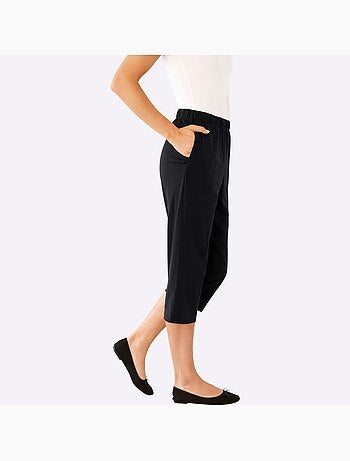 Corsaire de loisirs avec ceinture élastique et poches cousues - taille standard - moda vilona