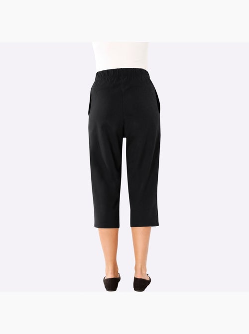 Corsaire de loisirs avec jambes larges et ceinture élastique - Taille standard - Moda Vilona - Kiabi