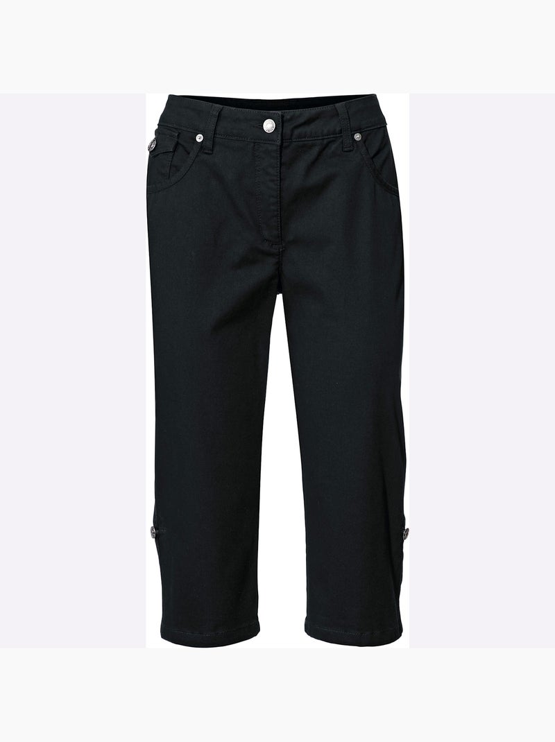 Corsaire En Jean - Taille Standard - Helline Noir - Kiabi