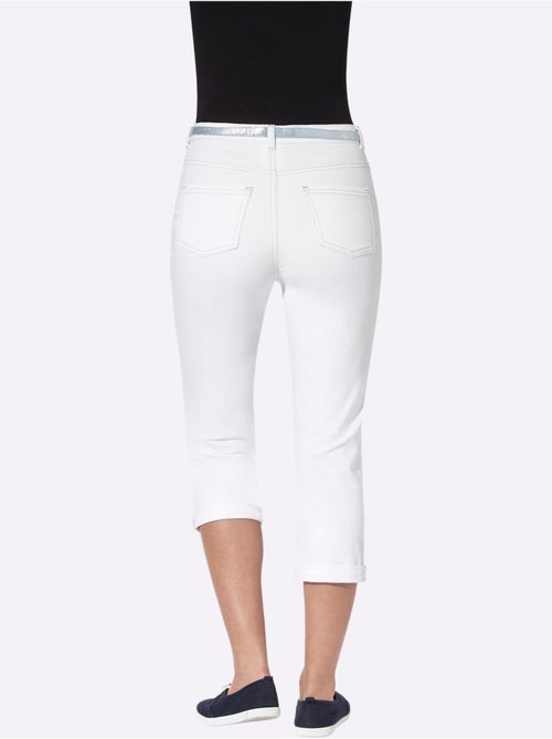 Corsaire En Jean Ceinture - Taille Standard - Moda Vilona - Kiabi