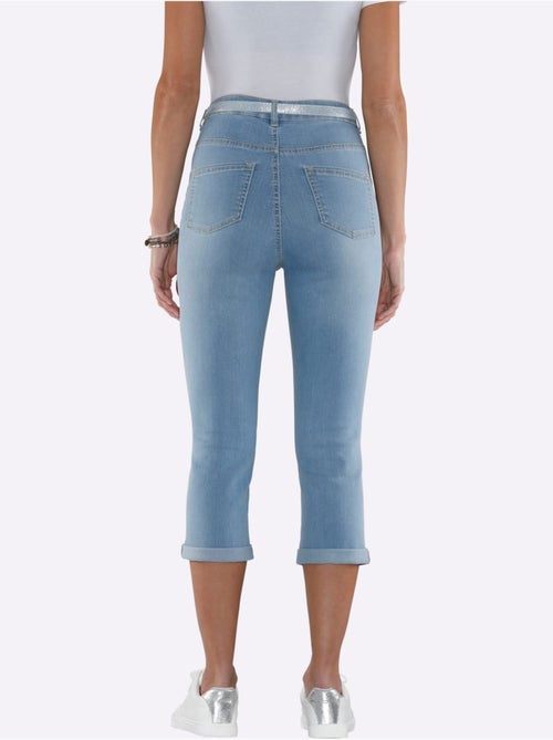 Corsaire En Jean Ceinture - Taille Standard - Moda Vilona - Kiabi