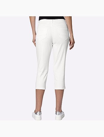 Corsaire en jean coton extensible confortable - taille standard - helline