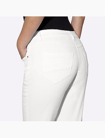 Corsaire en jean coton extensible confortable - taille standard - helline