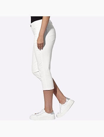 Corsaire en jean coton extensible confortable - taille standard - helline