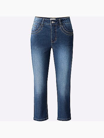 Corsaire En Jean Coton Extensible Confortable - Taille Standard - Helline