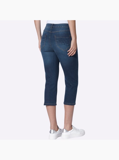 Corsaire En Jean Coton Extensible Confortable - Taille Standard - Helline - Kiabi