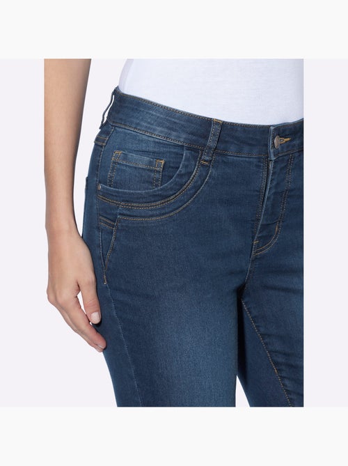 Corsaire En Jean Coton Extensible Confortable - Taille Standard - Helline - Kiabi
