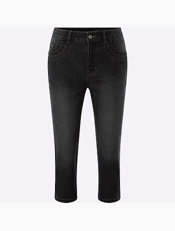 Corsaire En Jean Coton Extensible Confortable - Taille Standard - Helline