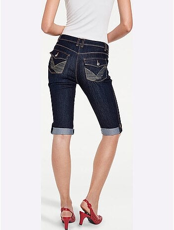 Corsaire En Jean Coupe Skinny - Taille Standard - helline