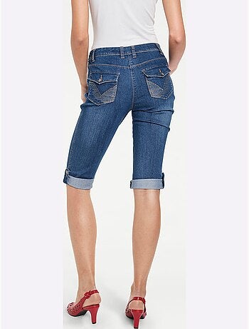 Corsaire En Jean Coupe Skinny - Taille Standard - helline