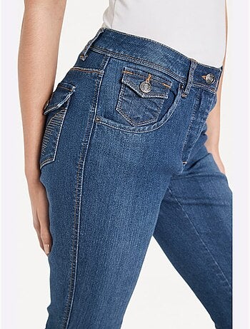 Corsaire En Jean Coupe Skinny - Taille Standard - helline