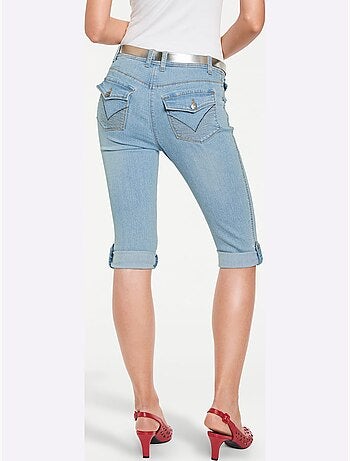 Corsaire En Jean Coupe Skinny - Taille Standard - helline