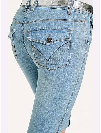 Corsaire En Jean Coupe Skinny - Taille Standard - helline