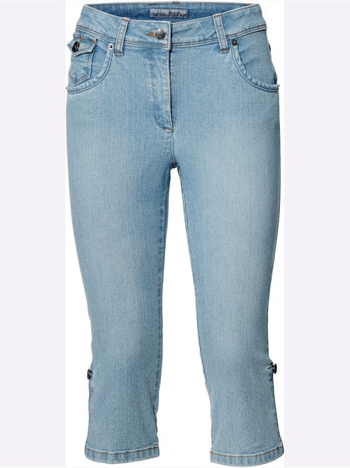 Corsaire En Jean Coupe Skinny - Taille Standard - Helline - Kiabi Corsaire En Jean Coupe Skinny - Taille Standard - Helline - Kiabi