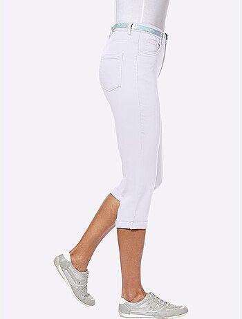 Corsaire En Jean Livré Avec Ceinture - Taille Standard - Witt