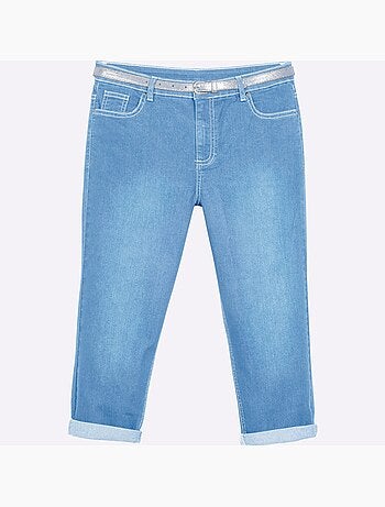 Corsaire En Jean Livré Avec Ceinture - Taille Standard - Witt