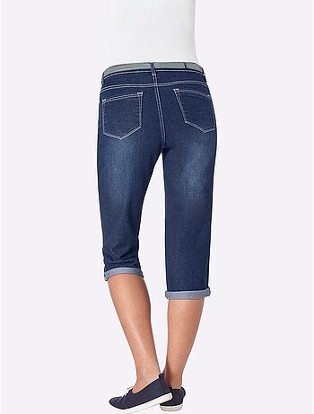 Corsaire En Jean Livré Avec Ceinture - Taille Standard - Witt