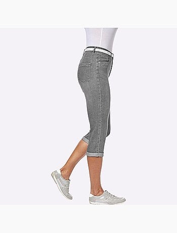 Corsaire En Jean Livré Avec Ceinture - Taille Standard - Witt