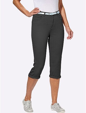 Corsaire En Jean Livré Avec Ceinture - Taille Standard - Witt