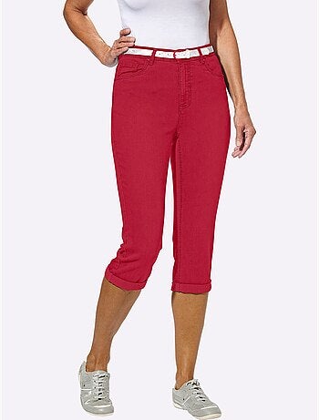 Corsaire En Jean Livré Avec Ceinture - Taille Standard - Witt