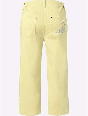 Corsaire En Jean Petites Pierres Fantaisie Tendance - Taille Standard - Moda Vilona