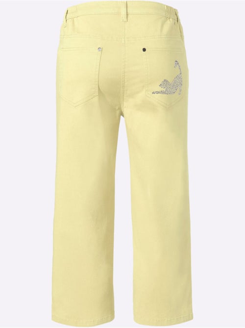 Corsaire En Jean Petites Pierres Fantaisie Tendance - Taille Standard - Moda Vilona - Kiabi