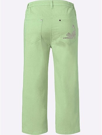 Corsaire En Jean Petites Pierres Fantaisie Tendance - Taille Standard - Moda Vilona