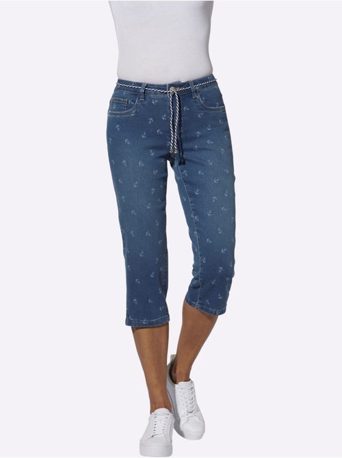 Corsaire En Jean Qualité Coton - Taille Standard - Witt - Kiabi