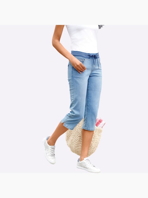 Corsaire En Jean Qualité Coton Doux Sur La Peau - Taille Standard - Witt - Kiabi