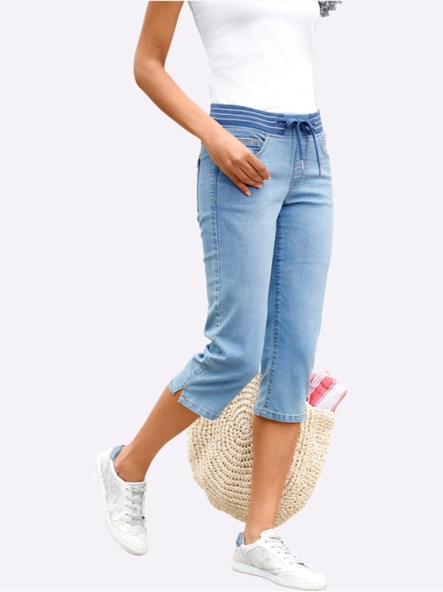 Corsaire En Jean Qualité Coton Doux Sur La Peau - Taille Standard - Witt - Kiabi