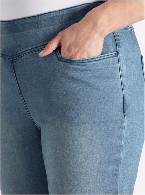 Corsaire En Jean Tricoté - Taille Standard - Sheego - Kiabi