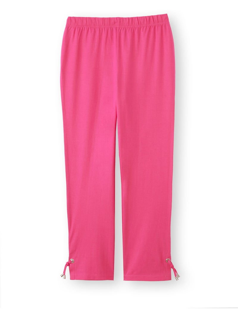 Corsaire en maille - DAXON Rose fushia - Kiabi