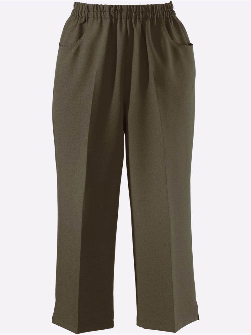 Corsaire Idéal Pour L'été - Taille Standard - Moda Vilona Kaki - Kiabi