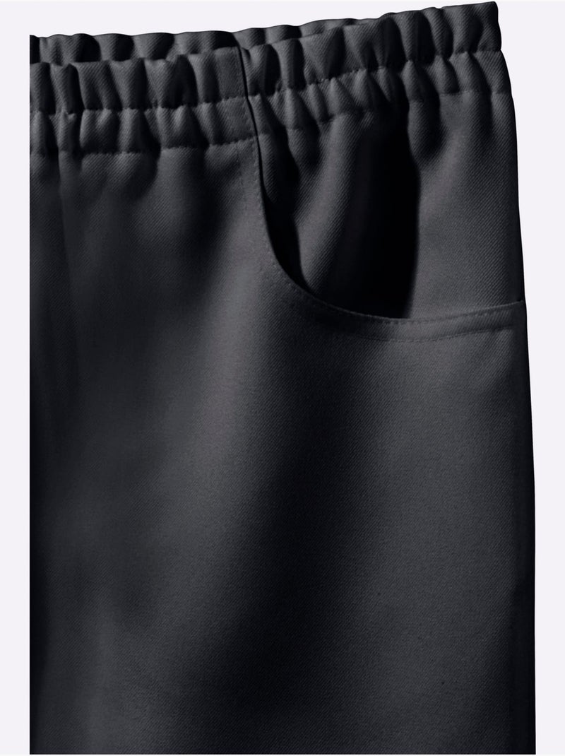 Corsaire Idéal Pour L'été - Taille Standard - Moda Vilona Noir - Kiabi