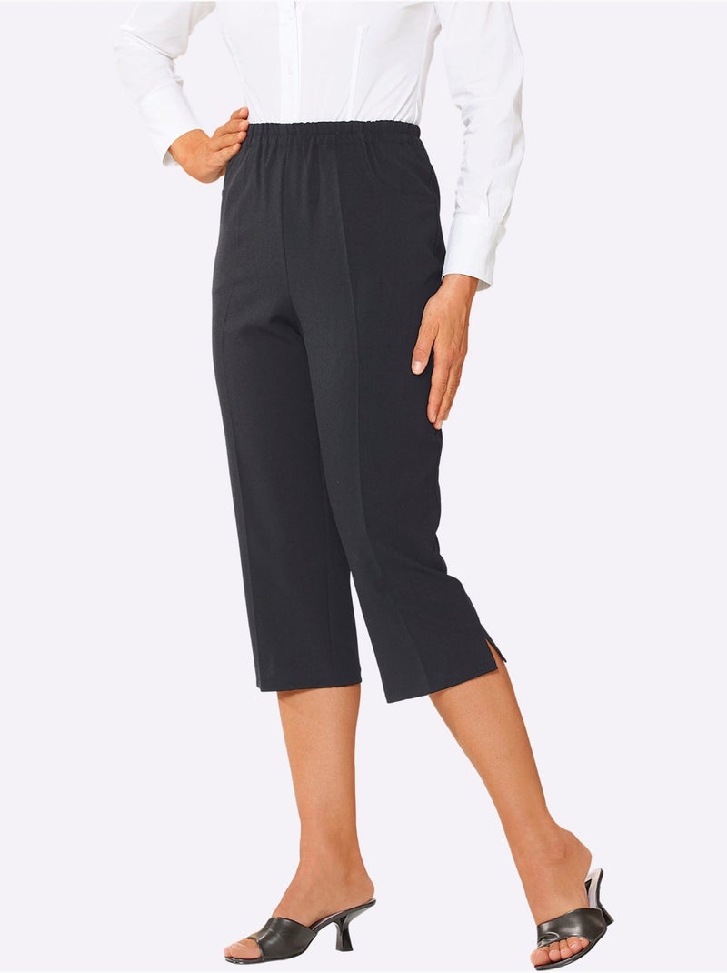 Corsaire Idéal Pour L'été - Taille Standard - Moda Vilona Noir - Kiabi